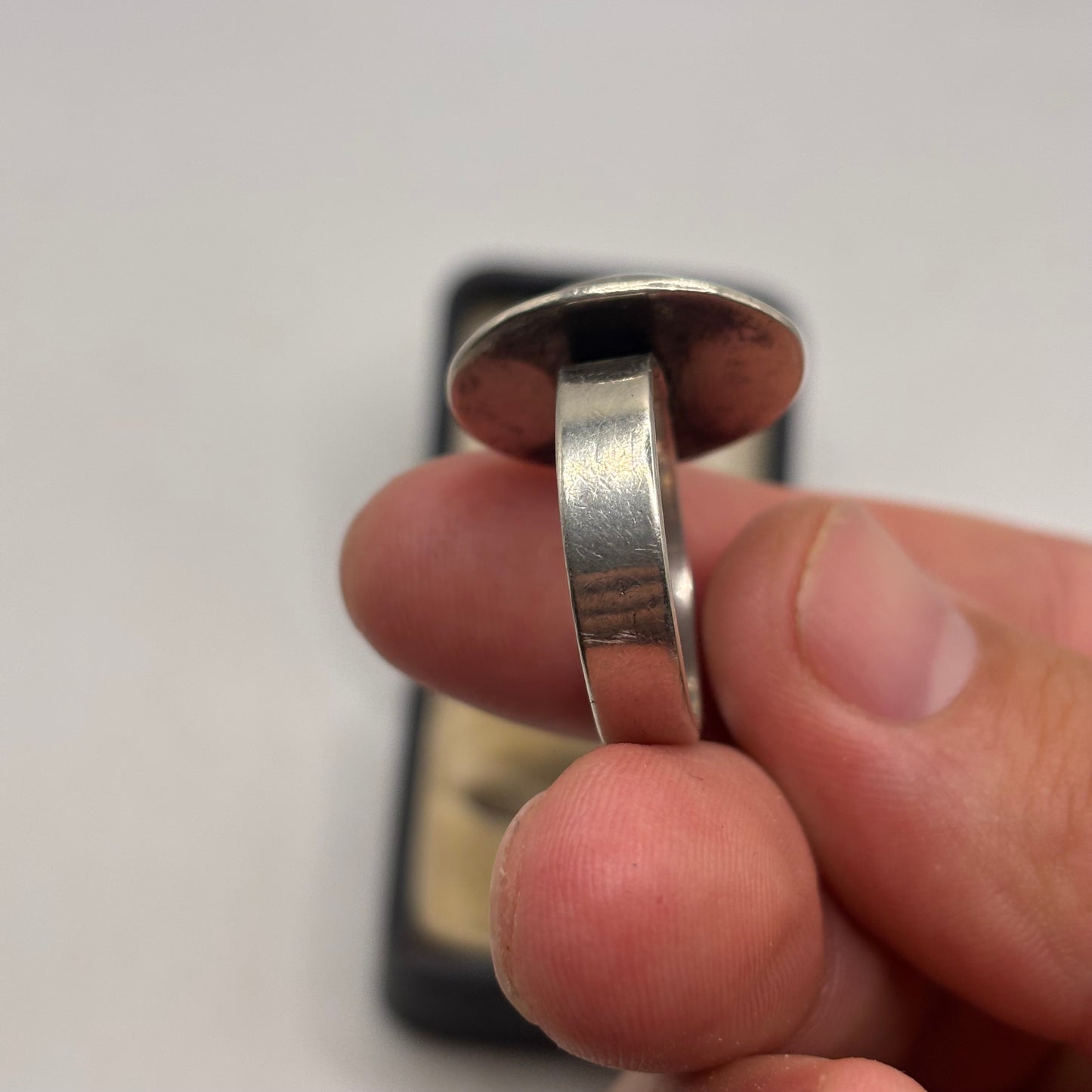 Silver Moonstone Ring (V)