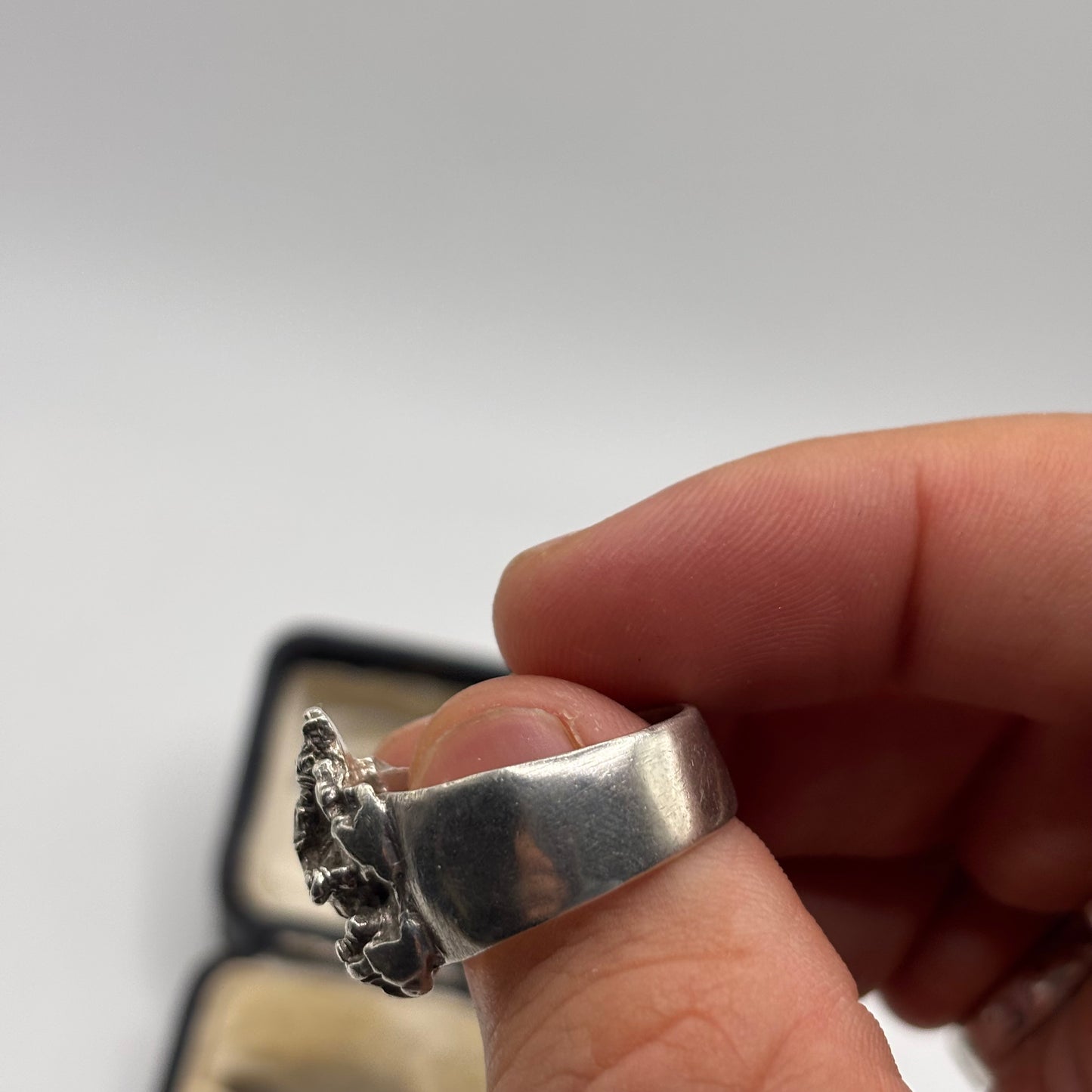 Silver Chunky Ganesh Ring