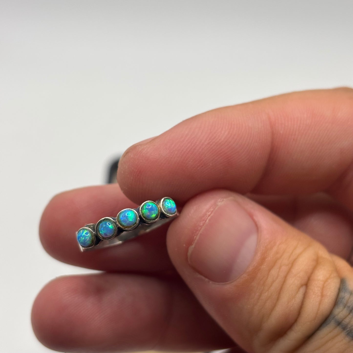 Silver Opal Ring (M)