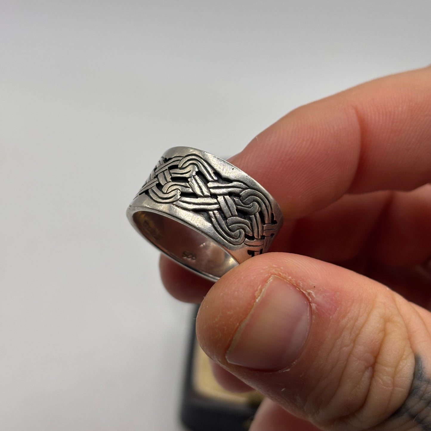 Silver Celtic Band Ring