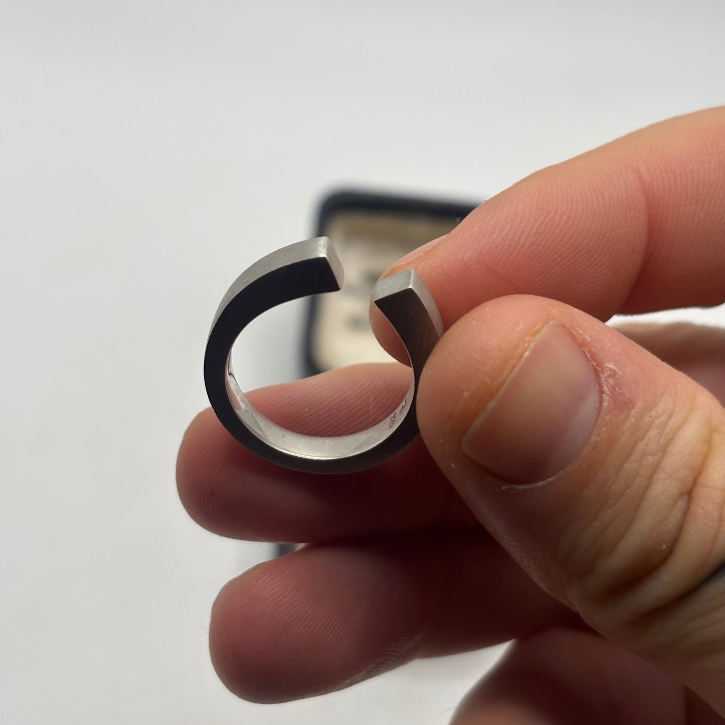 Silver Abstract Ring