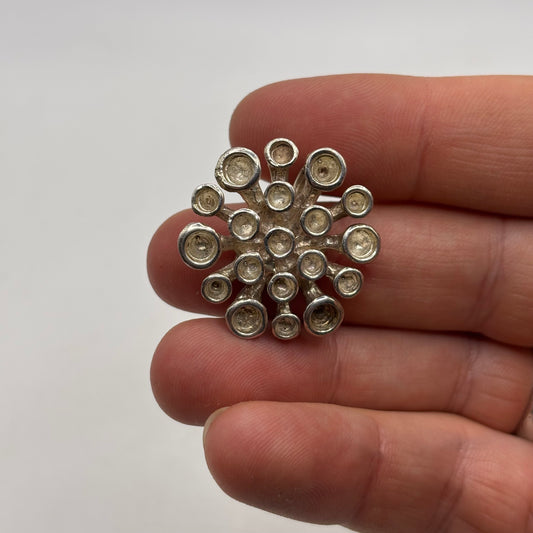 Silver Abstract Pendant