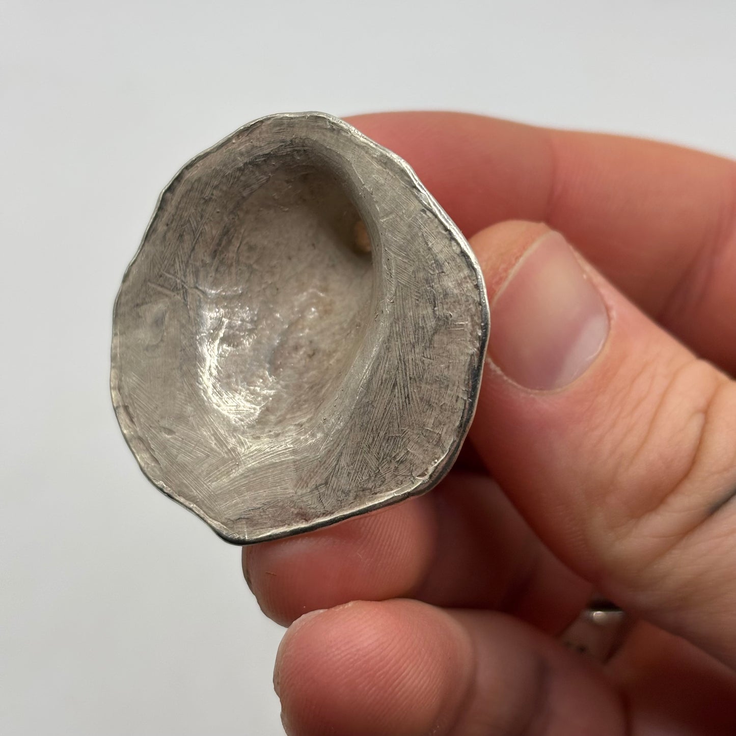 Silver Heavy Modernist Ring