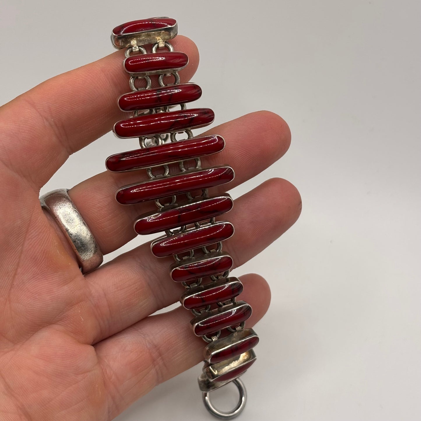 Silver Incredible 7.5” Coral Bracelet
