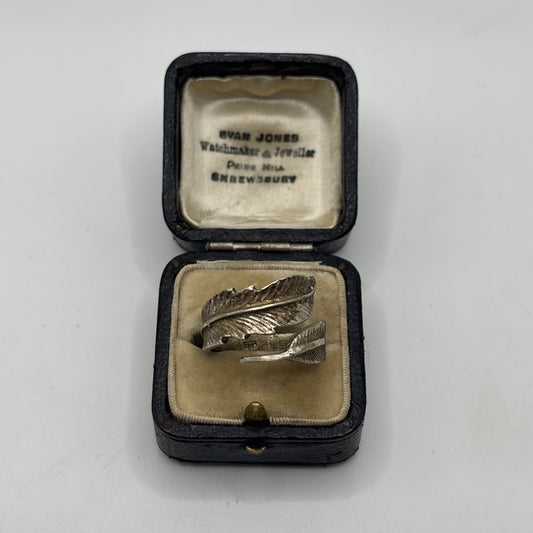 Silver Feather Ring