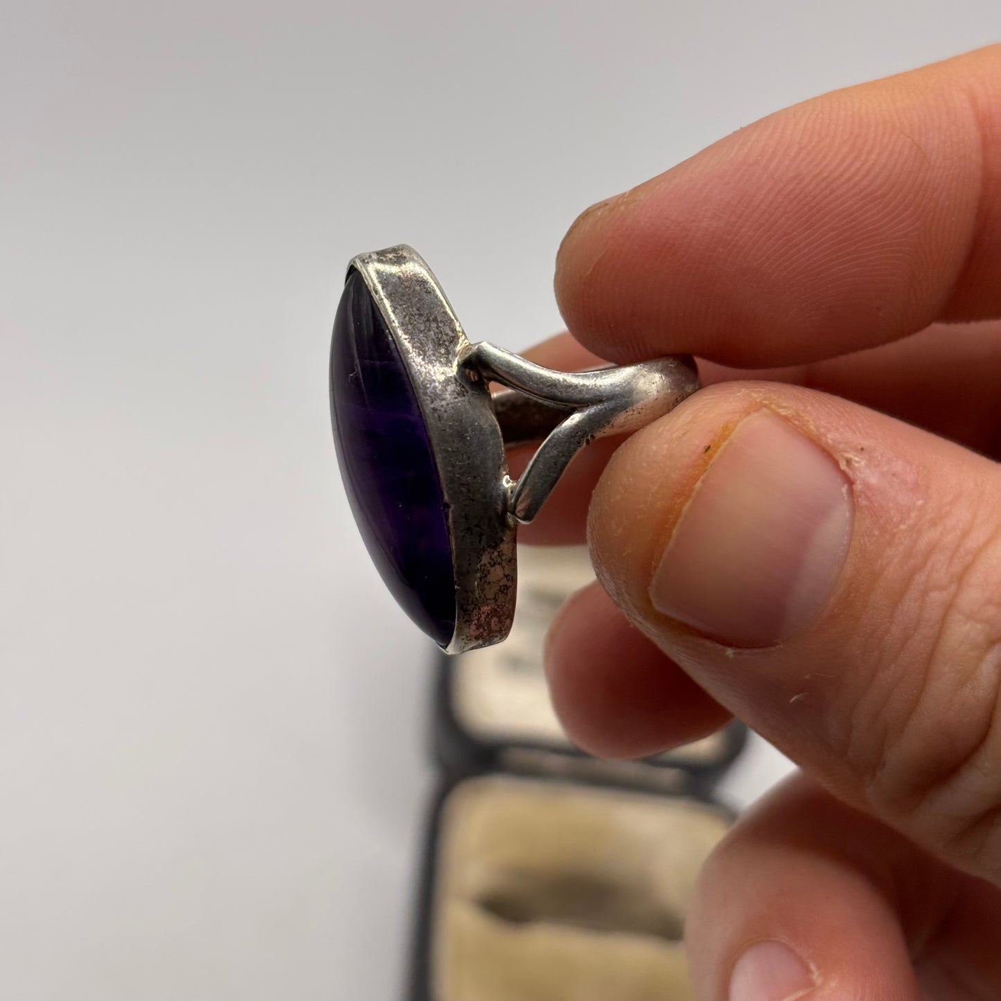 Silver Amethyst Ring