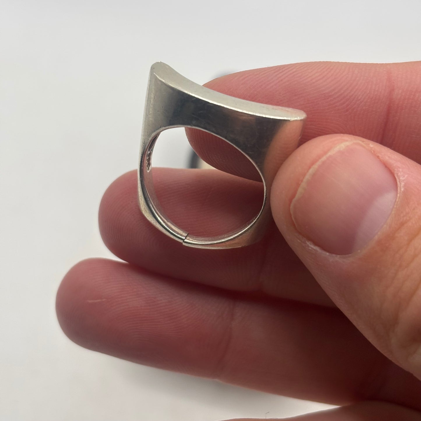 Silver Abstract Ring (Q)