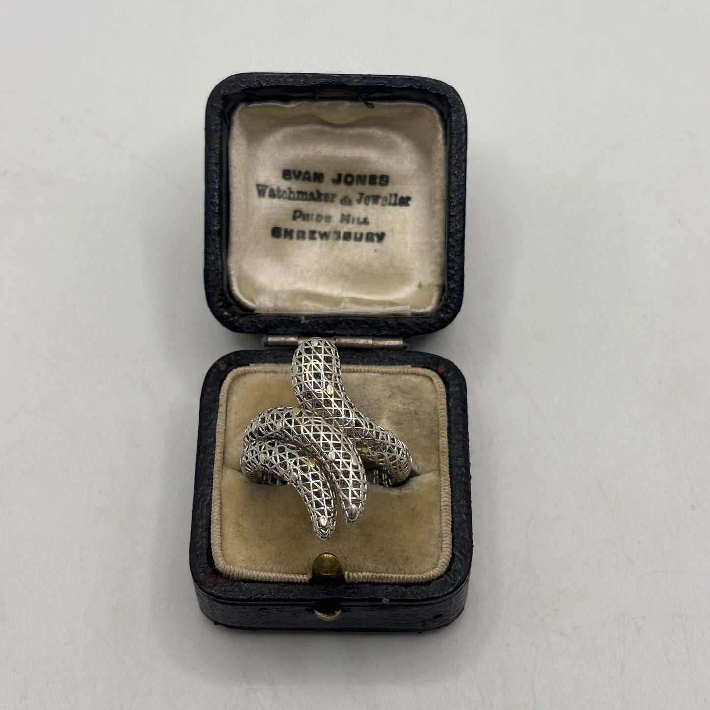Silver Unusual Snake Ring (R)