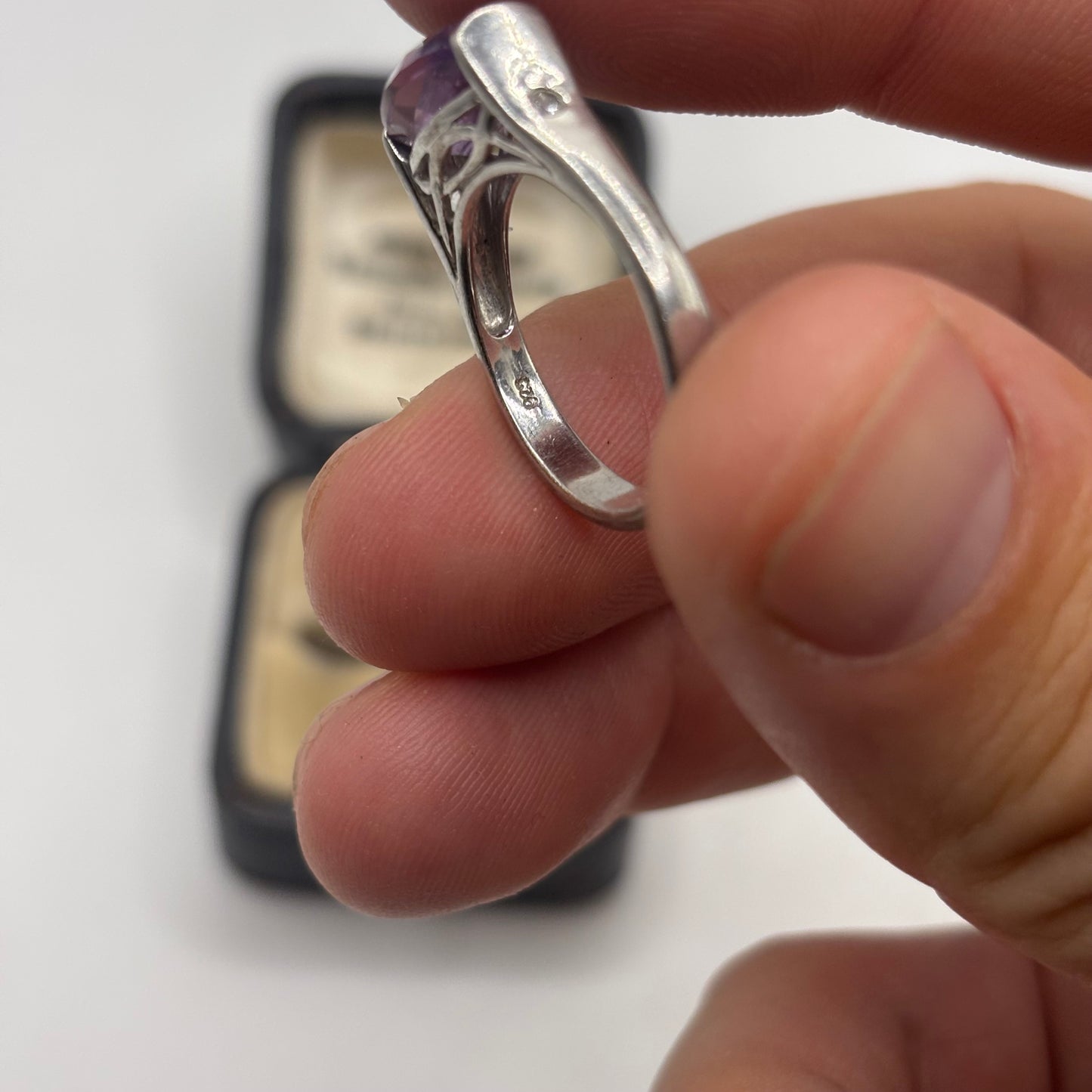 Silver Amethyst Ring (N)