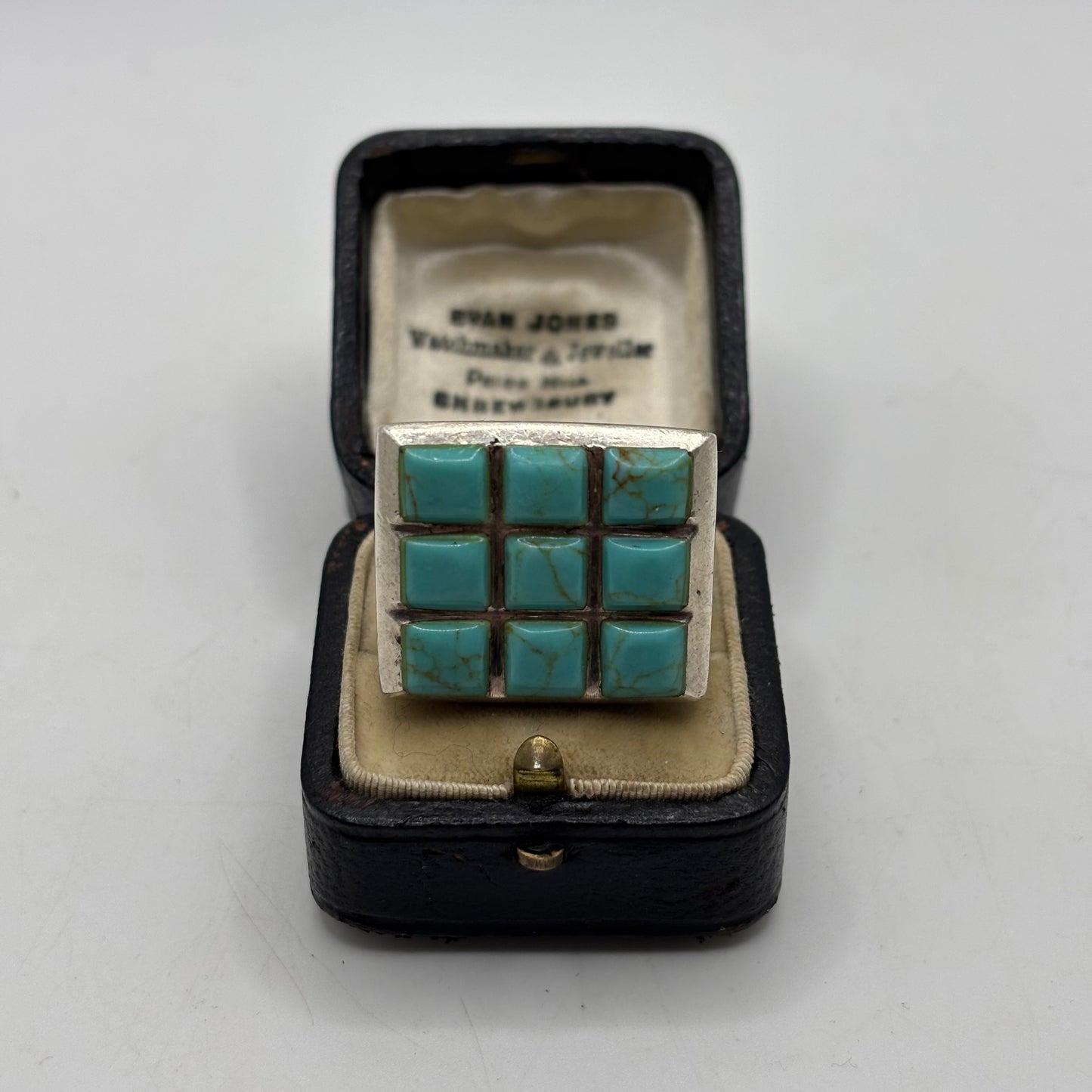 Huge Silver Turquoise Ring (27g!)