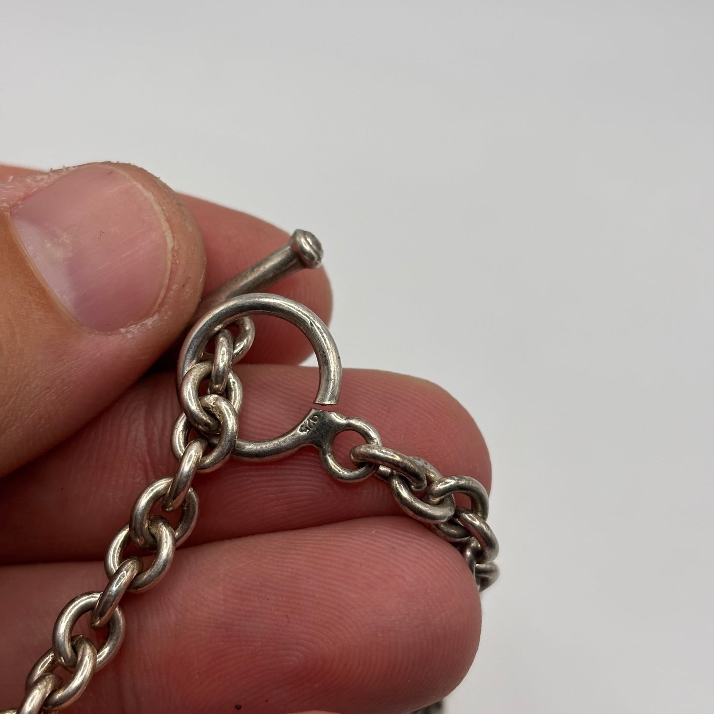 Silver 16” Belcher Chain Necklace