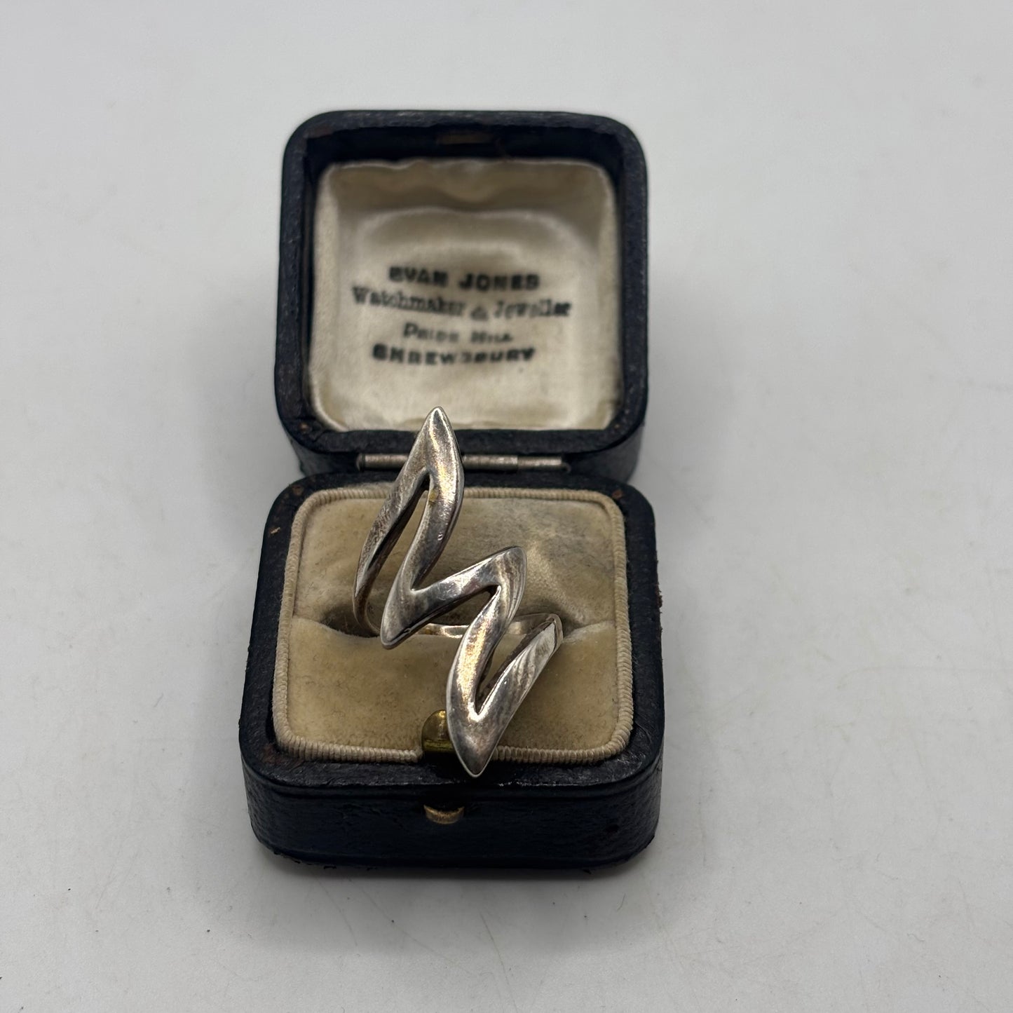 Silver Abstract Ring (L)