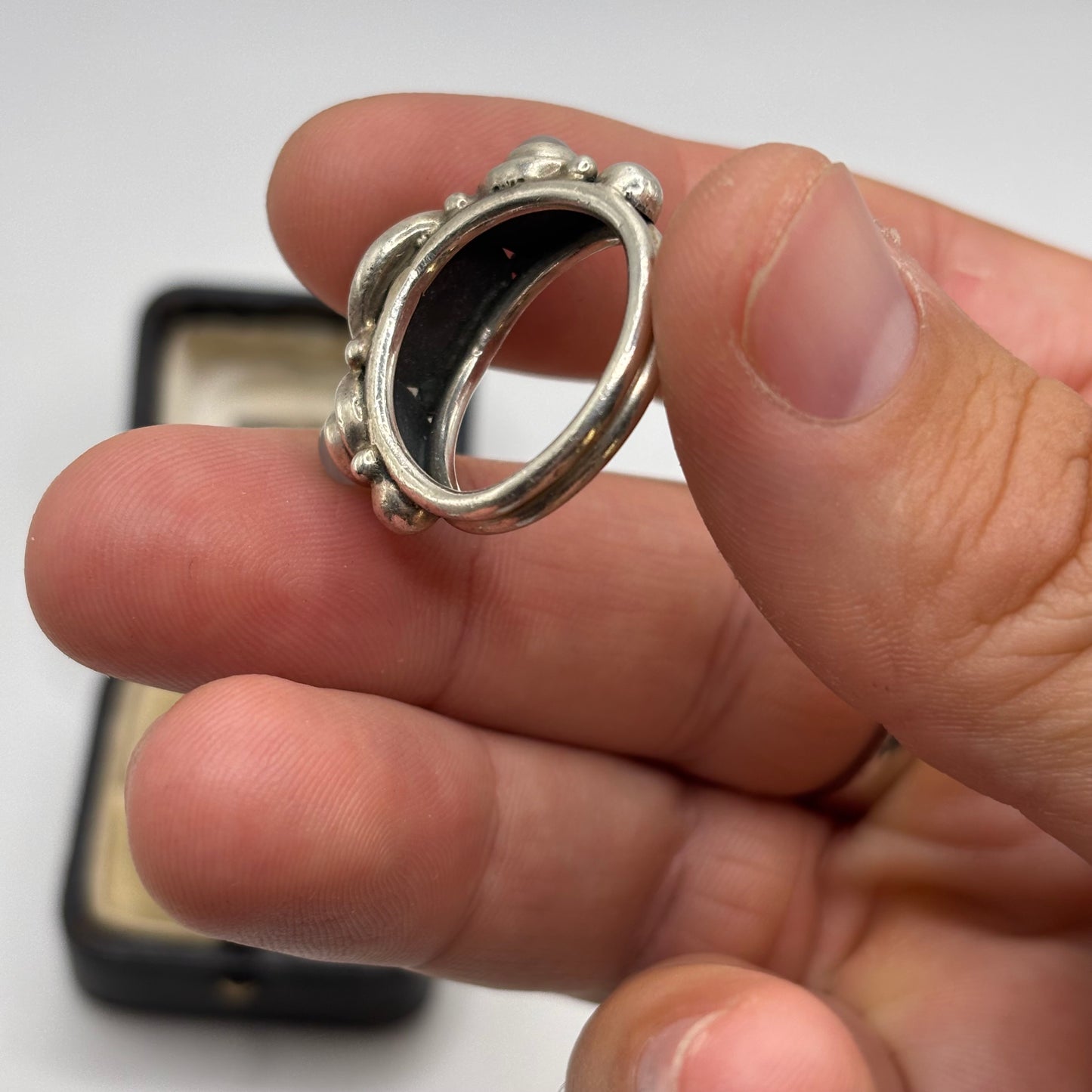 Silver Moonstone Ring (P)