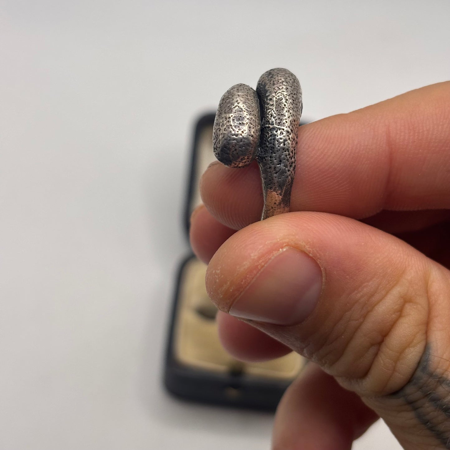 Silver Abstract Ring