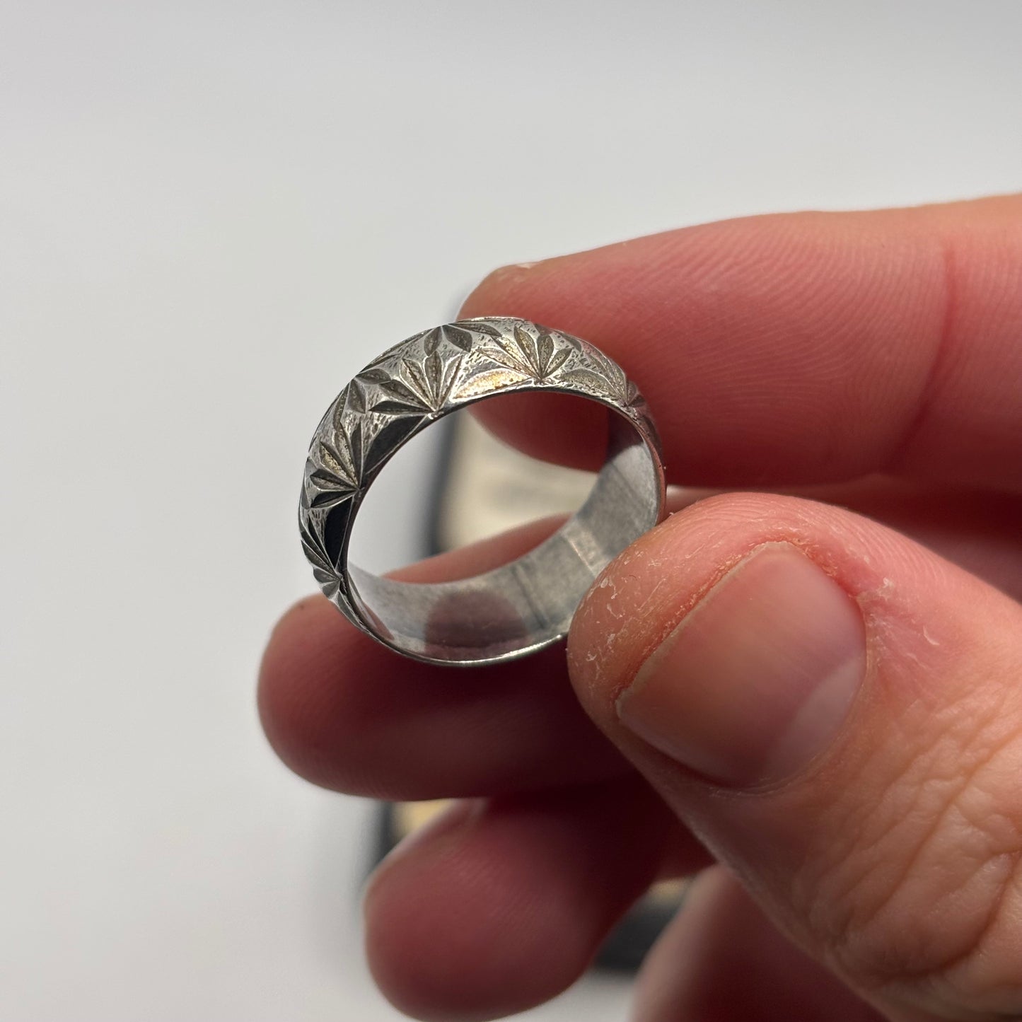 Silver Vintage Band Ring