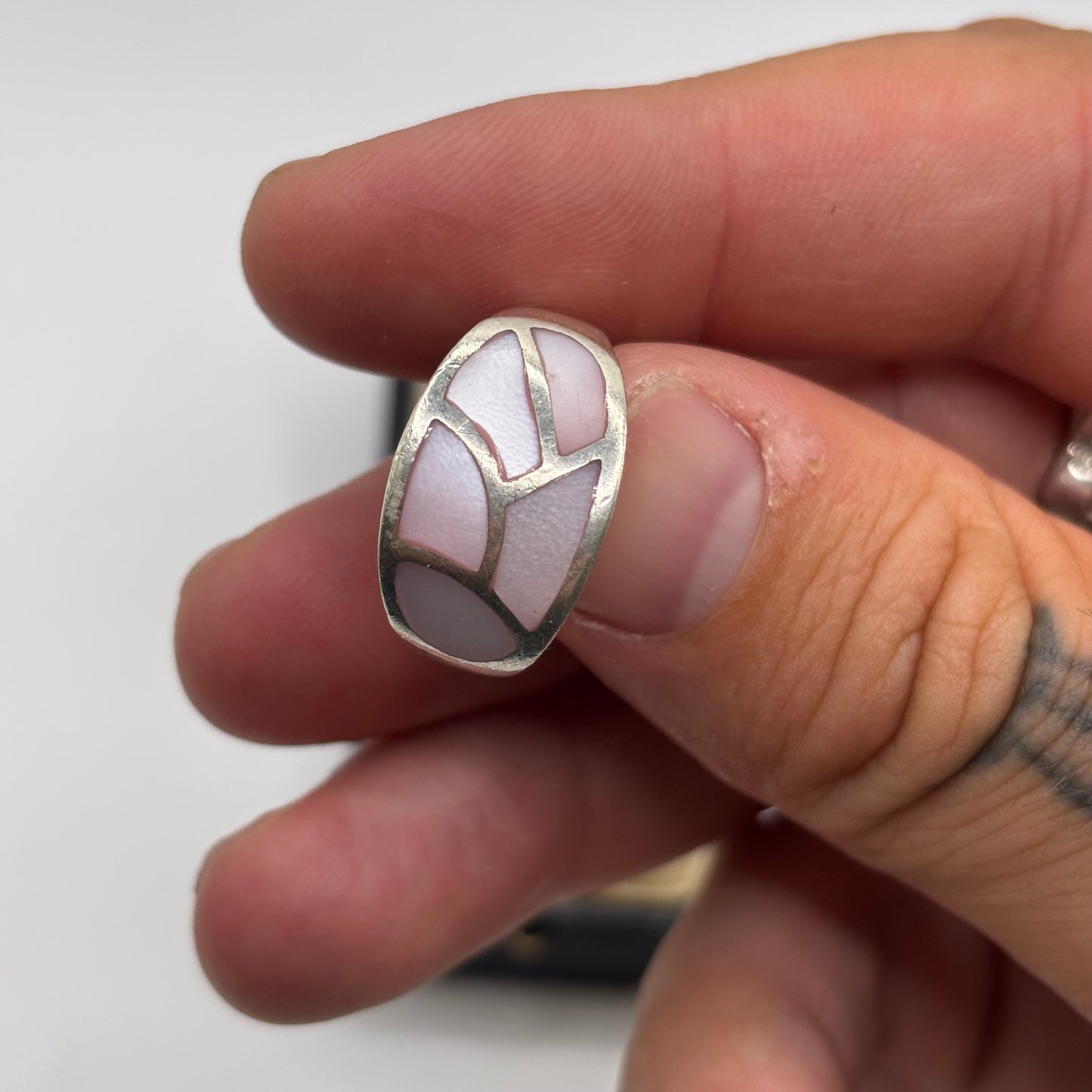 Silver Pearl Ring (P)