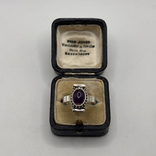 Silver Amethyst Ring
