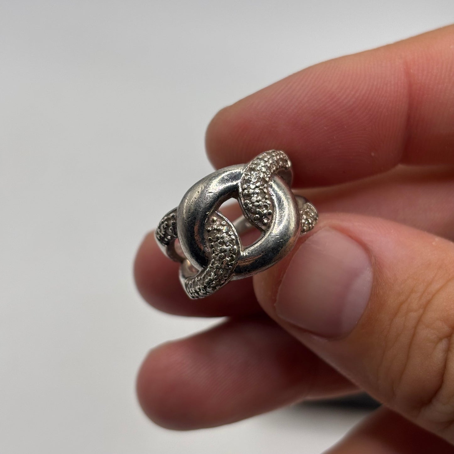 Silver CZ Ring (N)