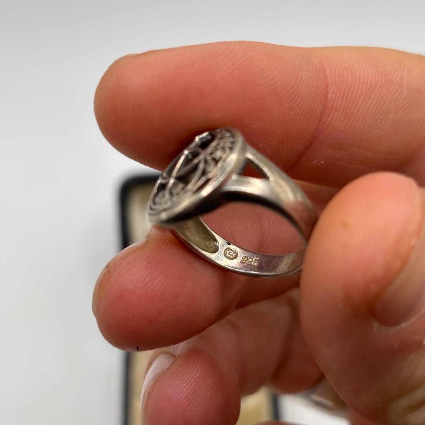 Silver Chalice Well Ring