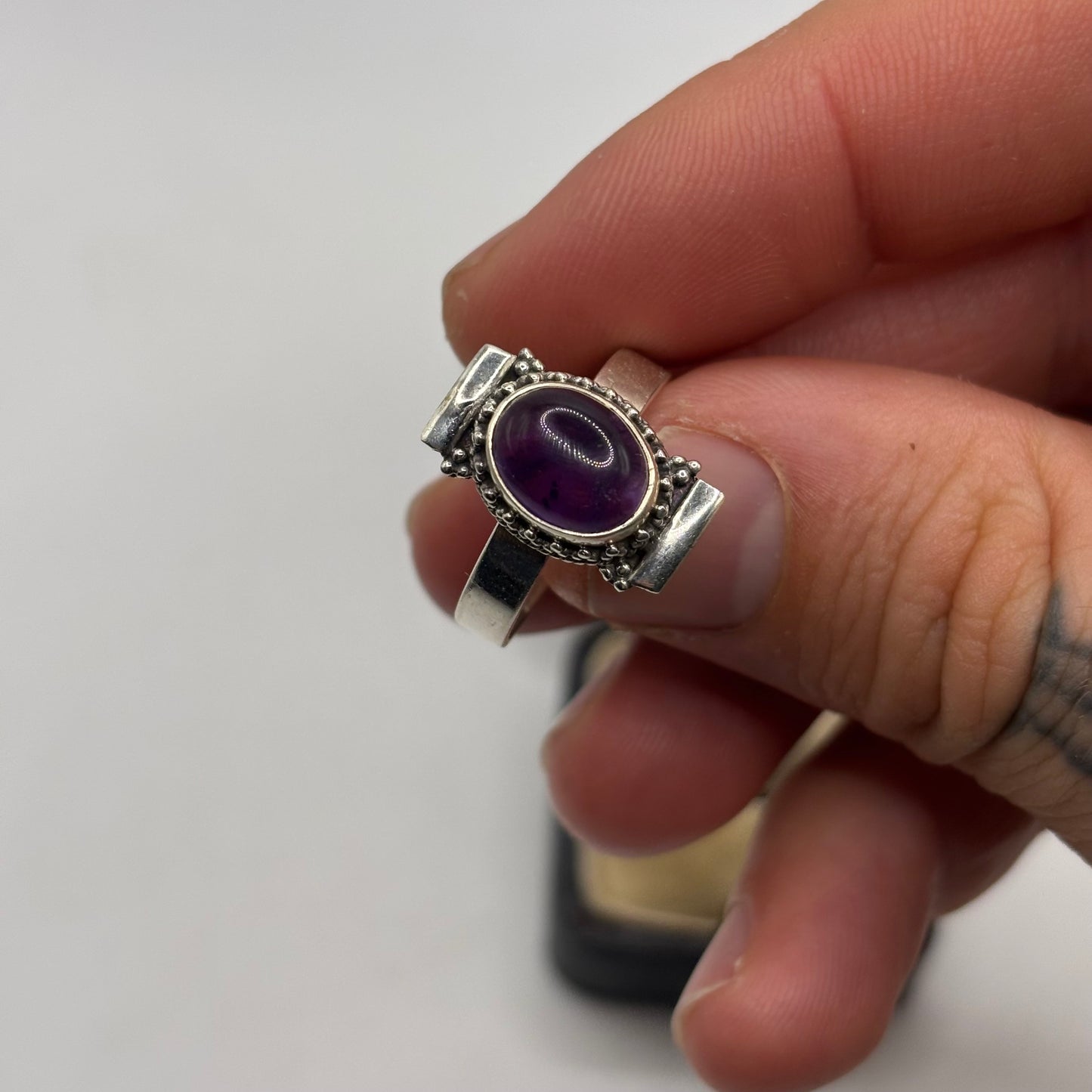 Silver Amethyst Ring