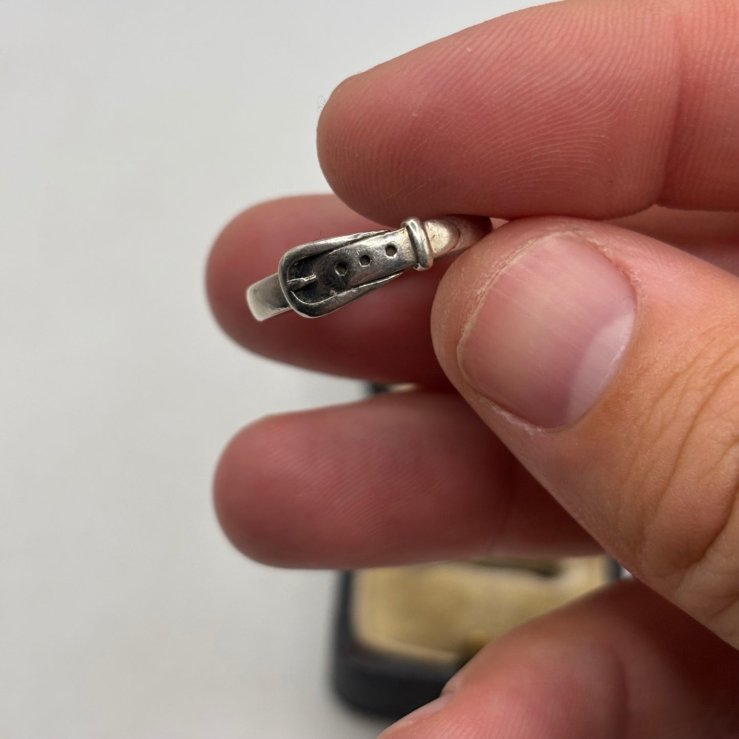 Silver Buckle Ring (R)