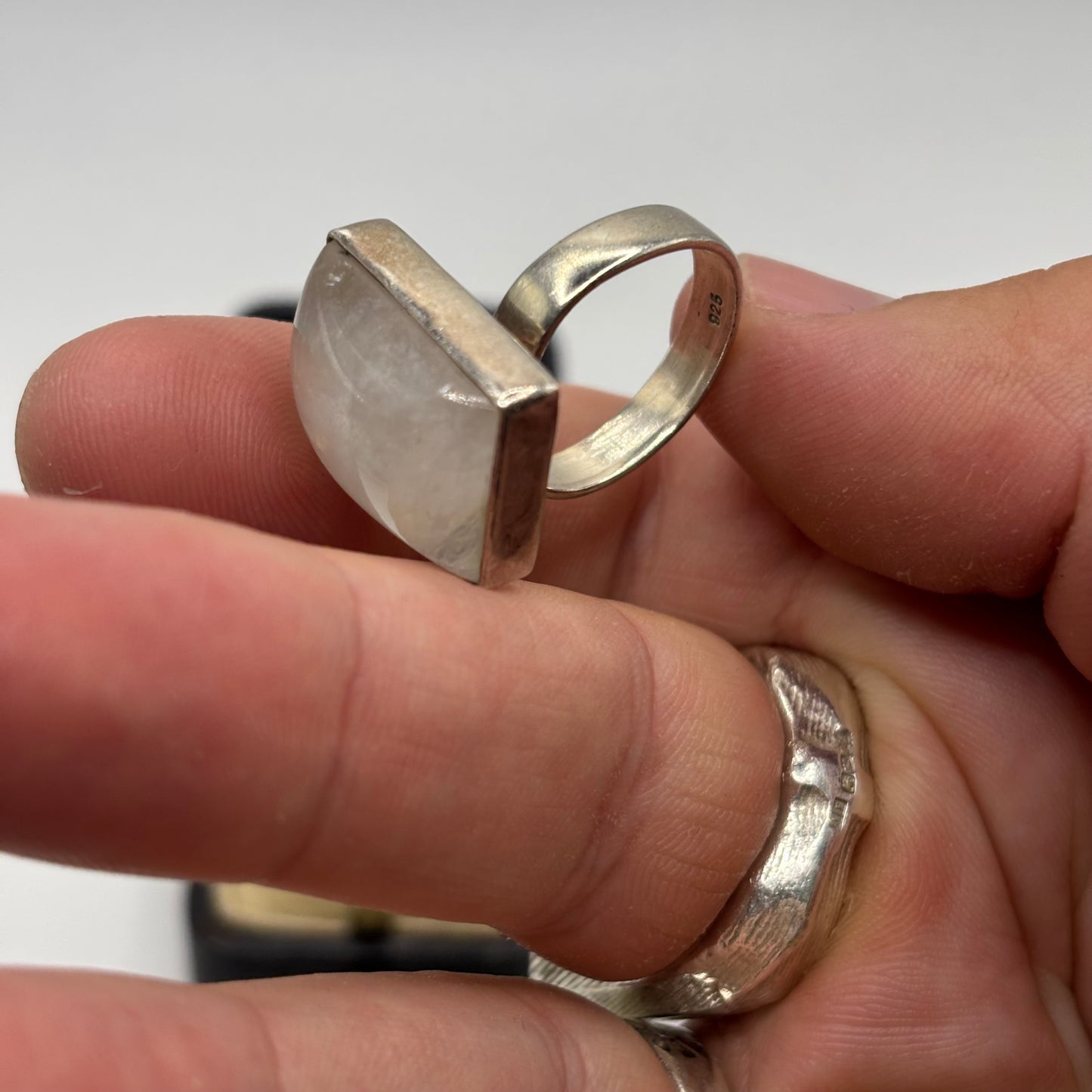 Silver Moonstone Ring (N)