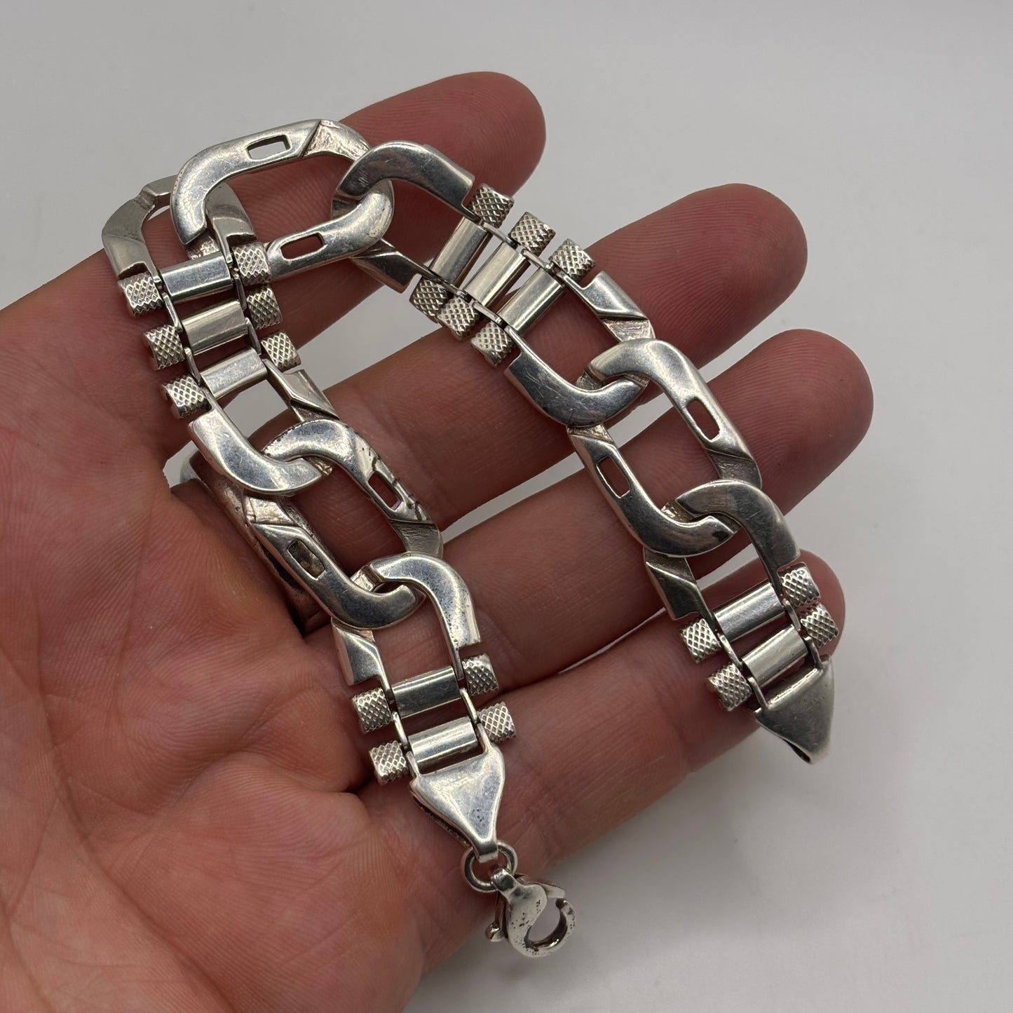 Silver 8” Incredible Curb Bracelet
