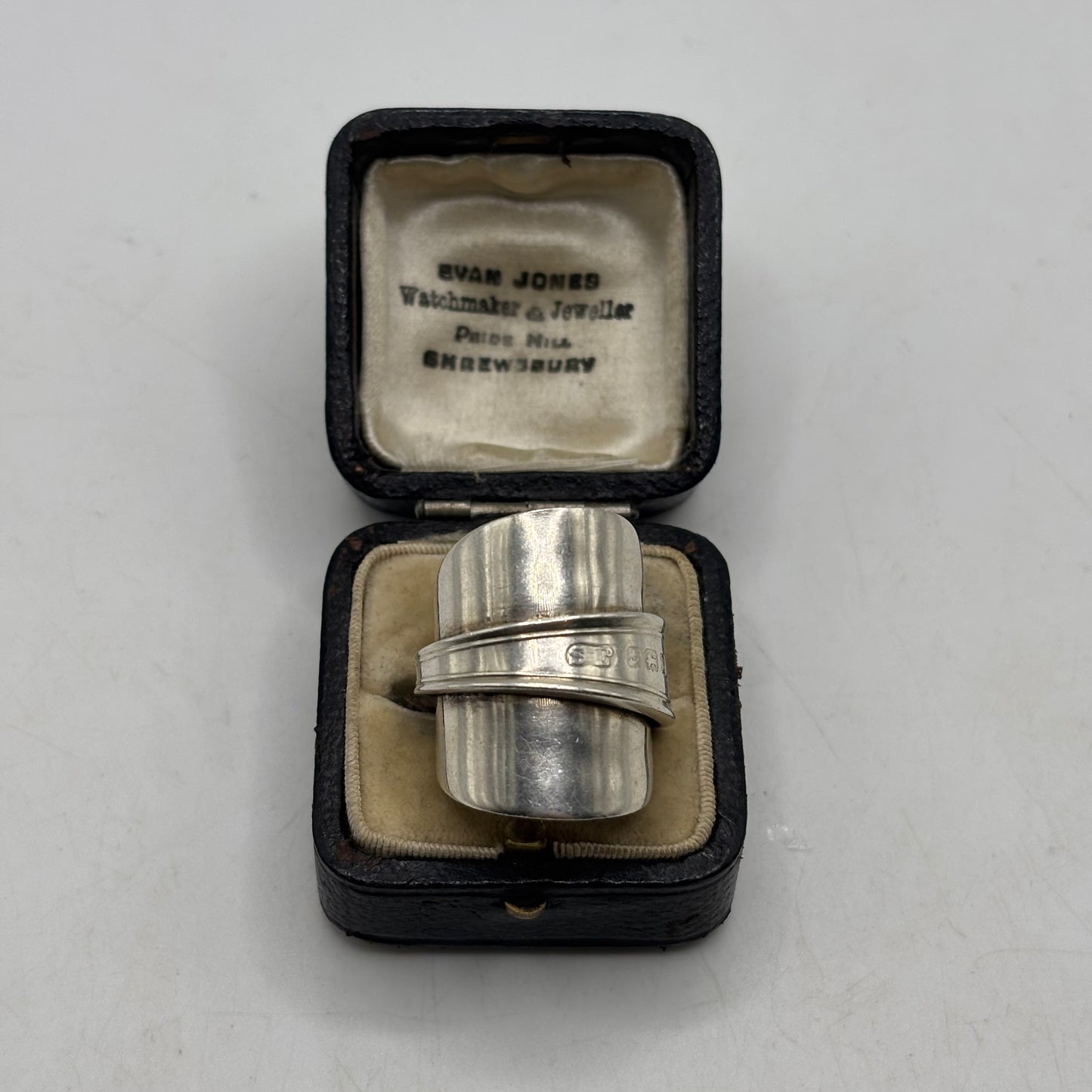 Silver Large Spoon Ring (O)